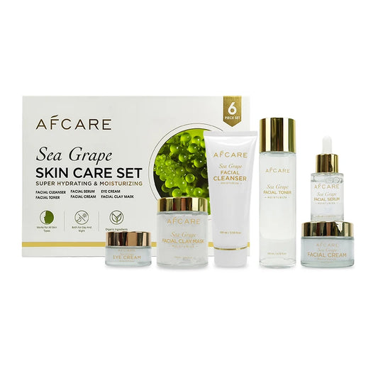 Korean Products Made in Korea Skin Care Set Cruelty-Free Moisturizer Firming and Tea Tree & Sea Grapes Skin Care Brightening Set